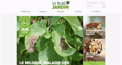 Desktop Screenshot of lapausejardin.fr